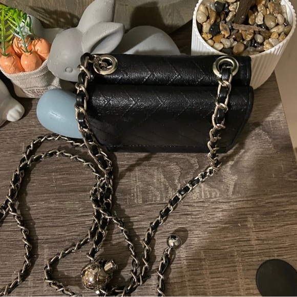 💣⛓️ Chanel Mini Pearl Crush Wallet on Chain Adjustable Waist Bag to Crossbody - Picture 7 of 13
